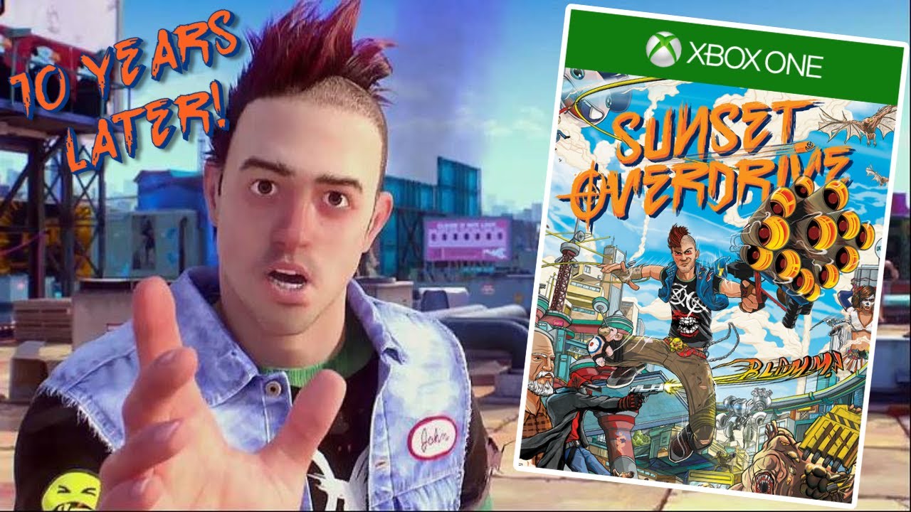Sunset Overdrive (in 2022) Review (Game Pass) - Blink 182 Tie Die Murder 